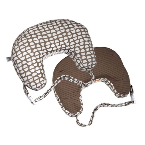 Boppy Nursing Pillow Best Latch Mocha Half Domes Target