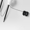 5ct 15.5" LED Halloween Pathway Lights with Chasing Effect and Timer Cool White Ghost - Hyde and EEK! Boutique™: Outdoor Ghost Decor - 4 of 4