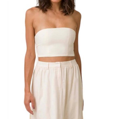 Women's Presley Bandeau Top - line and dot