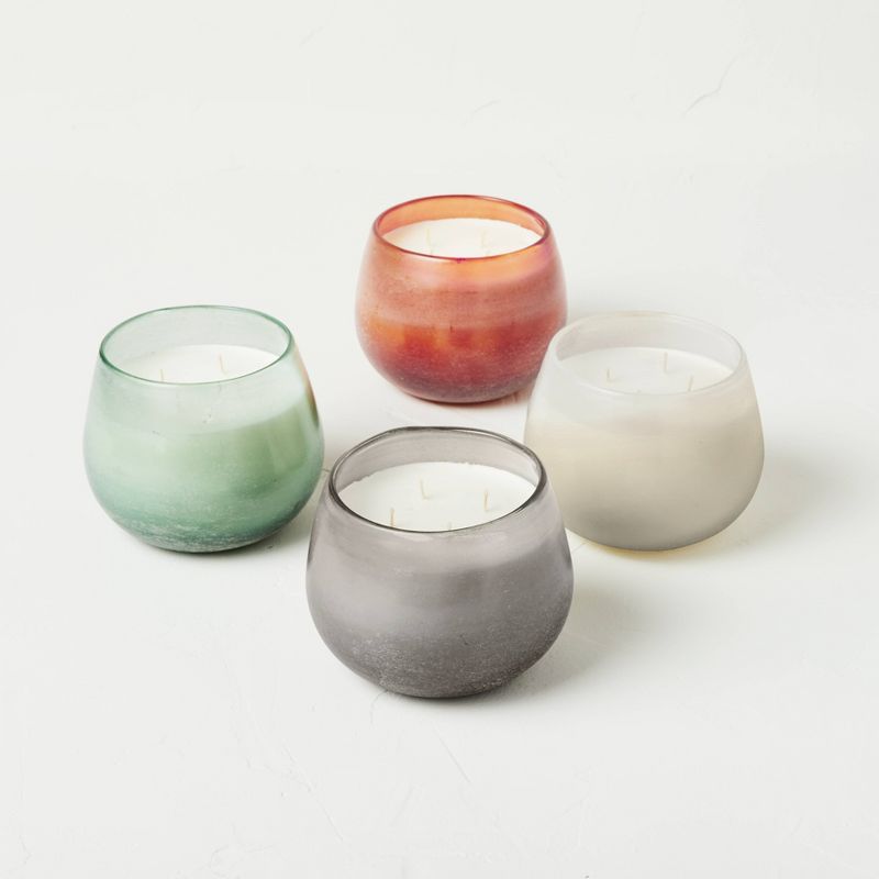 Tranquility Fashion Salted Glass Wellness Jar Candle Gray - Casaluna™, 6 of 10