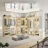 Aheaplus 100" × 100" Closet System wth Door and Wooden Drawers(Adjustable Width) - 2 of 4