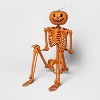 60" Posable Pumpkin Skeleton Halloween Decorative Mannequin - Hyde & EEK! Boutique™ - image 3 of 3