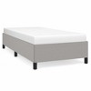 vidaXL Modern Fabric Bed Frame, Twin XL Size 39.4"x79.9", Light Gray, Durable Plywood and Engineered Wood - 3 of 4