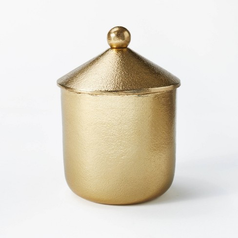 Tall Brass Canister - Threshold™ designed with Studio McGee - image 1 of 4