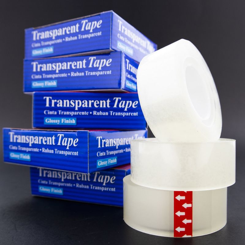 BAZIC Products Tape Refill, Transparent Tape, 3/4" x 1296", 12 Per Pack, 2 Packs, 3 of 6