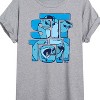 Women's - Lilo and Stitch - Stitch Stack Oversized Graphic T-Shirt - 2 of 4