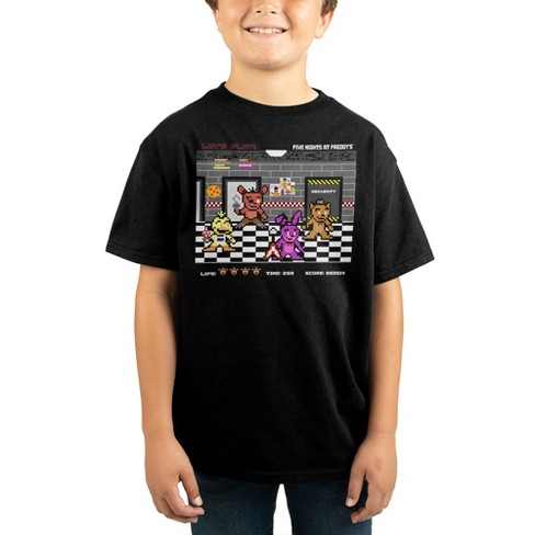 mei Bladeren verzamelen onduidelijk Five Nights At Freddy's Retro Gaming Youth Boys T-shirt : Target