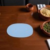 Unique Bargains Trivet Oval Rope Coaster Cotton Non-Woven Fabric 12.6"x8.66"x0.31" - 2 of 3