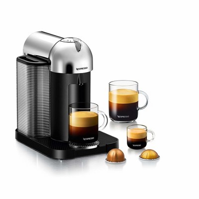 Nespresso Vertuo Pop+ Combination Espresso and Coffee Maker with Milk  Frother by Breville - Gray