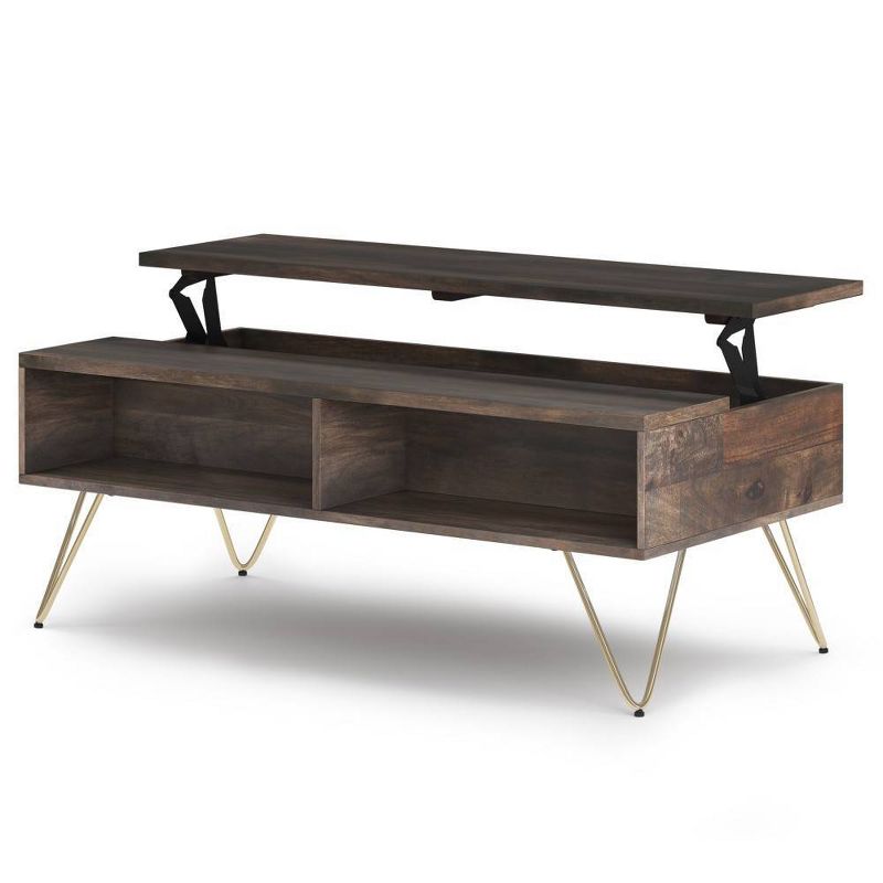 Moreno Solid Mango Wood Lift Top Coffee Table - WyndenHall, 1 of 11