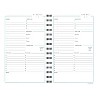 Kahootie Co. Kahootie Co It's That Kinda Day - Daily Planner 6" x 9" Teal Polka Dots (ITKDTPD) - 4 of 4
