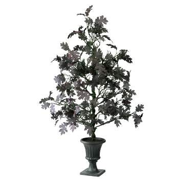 National Tree Company 26 in. Black Tie Planter Filler with 60 LED Lights -  Fortunoff Backyard Store