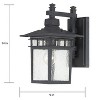 Nuvo Lighting Cove Neck 1 - Light Lantern in  Textured Black - 2 of 2
