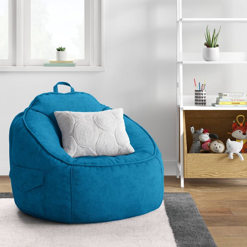 Canvas Kids' Bean Bag Chair - Pillowfort™, 2 of 5