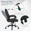 BestMassage Big & Tall Office Chair 400 lbs Capacity Wide Seat Desk Chair, Black - 3 of 4