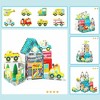 PICASSO-TILES Magnetic Tiles for Kids, 26PCS Metro City Theme, Construction STEM Building Blocks Educational Toy - 4 of 4