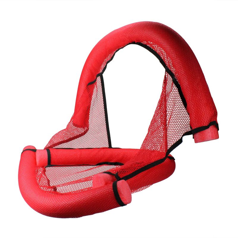 Swimline Water Sports Foam 1-Person Noodle Fun Seat for the Swimming Pool - Red, 1 of 3