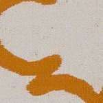 ivory, bright orange