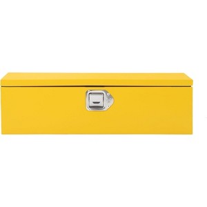 Heavy Duty Steel Truck Bed Tool Box with Lock, Waterproof Metal Toolbox for Truck, Pickup, RV & Trailer - 1 of 4