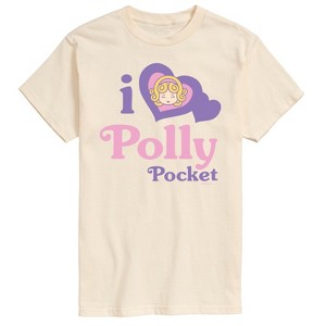 Men's - Polly Pocket - I Love Polly Pocket Short Sleeve Graphic T-Shirt - 1 of 3
