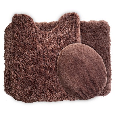 plush bathroom rug sets