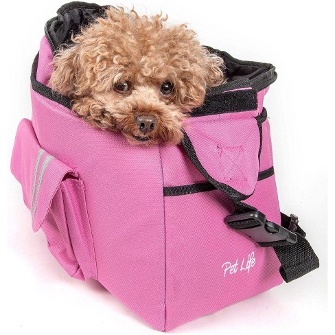 Pet Life 'Bubble Vogue' Ultra-Plush Fashion Designer Pet Carrier Pink