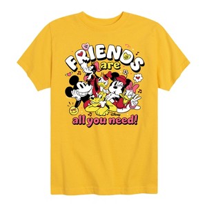 Boys' - Disney - Friends Are All You Need Short Sleeve Graphic T-Shirt - 1 of 4