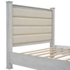 NicBex Queen Size Platform Bed Modern Wooden Bed Frame with Upholstered Headboard, Footboard and 2 Drawers for Bedroom, No Box Spring Required - 4 of 4