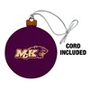 McKendree University Primary Logo Wood Christmas Tree Holiday Ornament - 2 of 4
