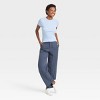 Women's Short Sleeve Ribbed T-Shirt - A New Day™ - 3 of 4
