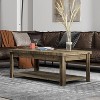 NicBex 48.5 Inch Rectangle Coffee Table with 2-Tier Storage for Living Room,Bedroom,No Assembly Required - image 3 of 4