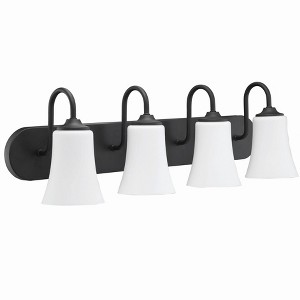 Craftmade Lighting Gwyneth 4 - Light Vanity in  Flat Black - 1 of 2