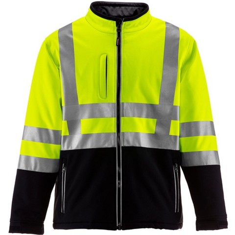 Refrigiwear Men's HiVis Insulated Softshell Jacket
