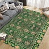 Fulvari Washable Boho Area Rug Vintage Low Pile Playroom Mat Indoor Floor Carpet Boho Rugs for Bedroom Entryway Laundry Room - 3 of 4