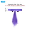 Unique Bargains Mesh Yarn Floating Chair Bands Decoration Stretch Satin Chair Sashes Bows - 2 of 4