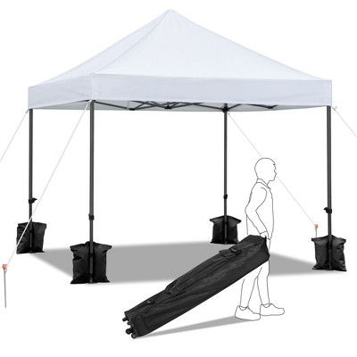 Yaheetech Pop-up Waterproof Canopy 10'x10', White : Target