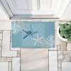 Stupell Industries Starfish Tours Nautical Pattern Printed Outdoor Door Mat, design by Kim Allen, 18"x30" - 3 of 4