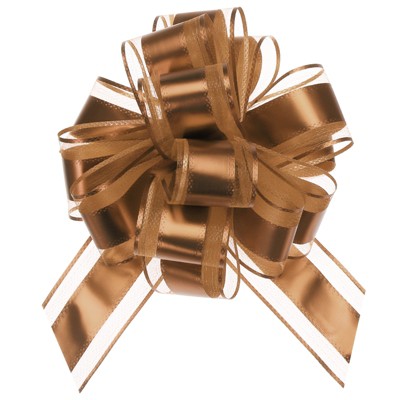 Unique Bargains Large Pull Bow Metallic Gift Wrapping Ribbon for Wedding 12 Pcs