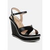 Regina Rhinestones Embellished Wedge Women Sandals - 2 of 4
