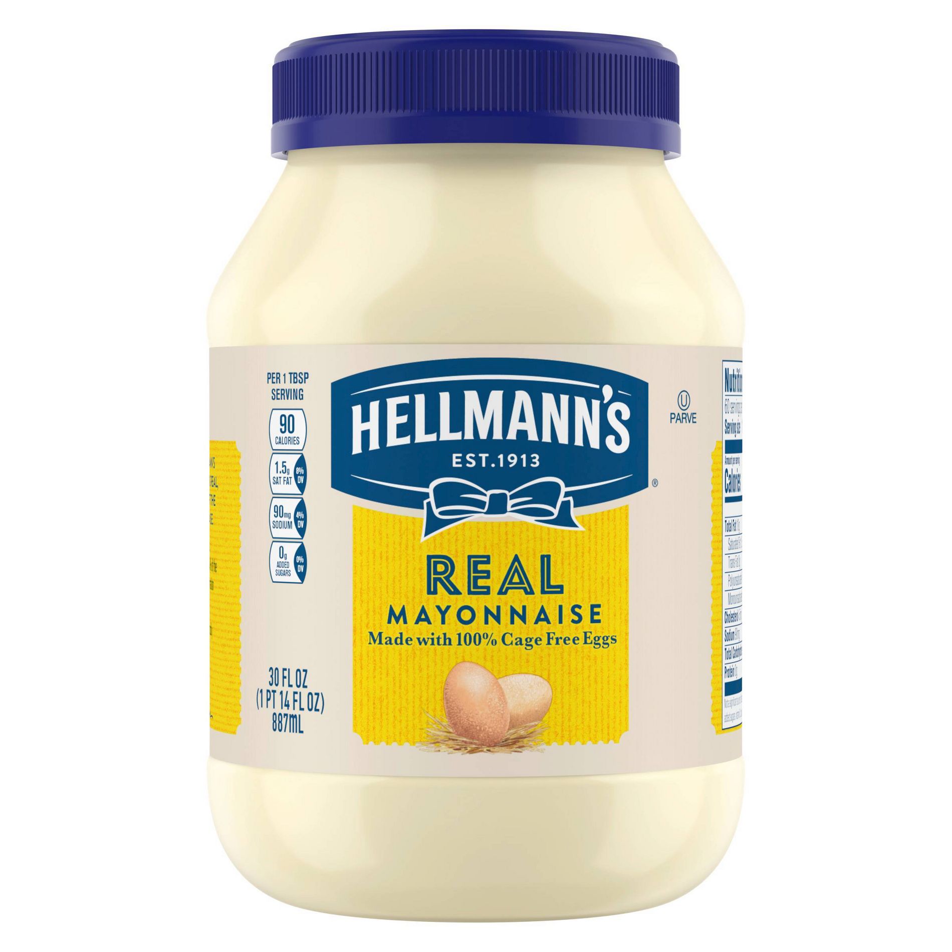 Hellmann's Mayonnaise Real - 30 fl oz