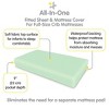 BreathableBaby All-in-One Fitted Sheet & Waterproof Cover for 52" x 28" Crib Mattress (2-Pack) - 2 of 4