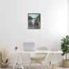 Stupell Industries Brown Grizzly Bear Family Fishing Mountain Lake Landscape Black Framed Giclee Art - 2 of 4