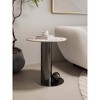 Manhattan Comfort Laurel Sintered Stone Top End Table Black - image 2 of 4