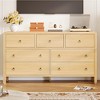 Dresser for Bedroom Chest of Dressers Tall Dresser for Closet with Drawers Boho Night Stand Large - 3 of 4