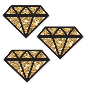 Big Dot of Happiness Girls Night Out - DIY Shaped Bachelorette Party Small Cut-Outs - 24 Count - 1 of 4