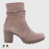 Bianca Made in Italy Womens Suede Slouchy Ankle Boots by Alpine Swiss - 2 of 4