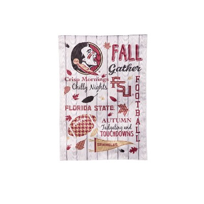 Evergreen Florida State University Garden Flag 12 x 18 Inches Indoor Outdoor Decor
