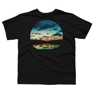 Boy's Design By Humans Summer Sunset By BobyBerto T-Shirt