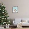Stupell Industries Winter Snowmen Christmas Tree Framed Floater Canvas Wall Art - 2 of 4