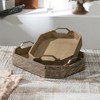 Gulches Decorative Bowls: Elegant Octagonal Serving Tray Set, 15x12x3 in - 2 of 4
